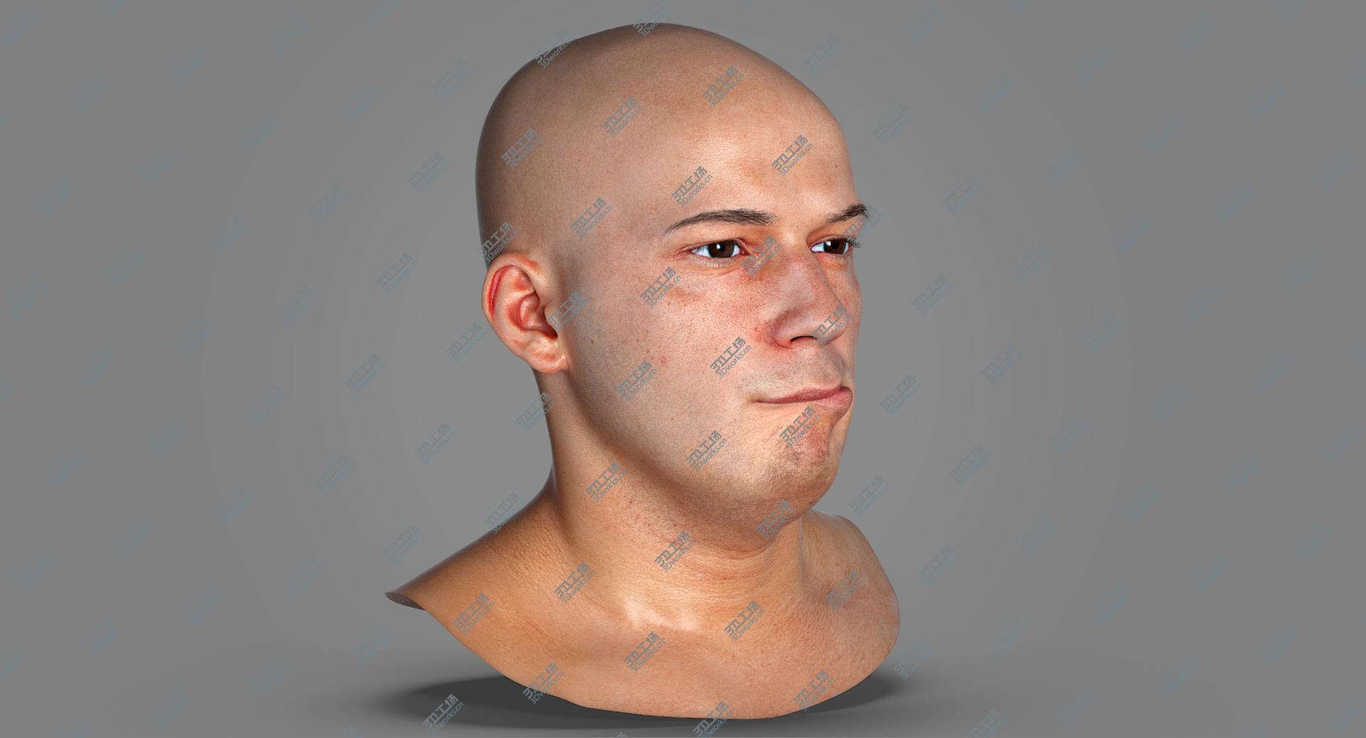 images/goods_img/202105073/3D Real PBR Marcus Human Head Lip Bite Left AU32/3.jpg